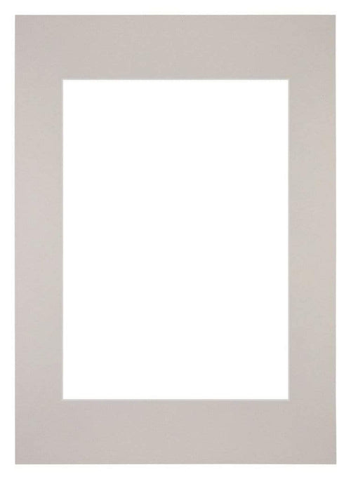 Passe Partout 59,4x84cm A1/A2 Karton Grijs Graniet Rand Recht Voorzijde | Yourdecoration.be