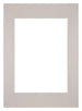 Passe Partout 59,4x84cm A1/A2 Karton Grijs Graniet Rand Recht Voorzijde | Yourdecoration.be