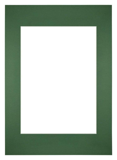 Passe Partout 59,4x84cm A1/A2 Karton Groen Bos Rand Recht Voorzijde | Yourdecoration.be