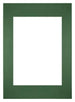 Passe Partout 59,4x84cm A1/A2 Karton Groen Bos Rand Recht Voorzijde | Yourdecoration.be