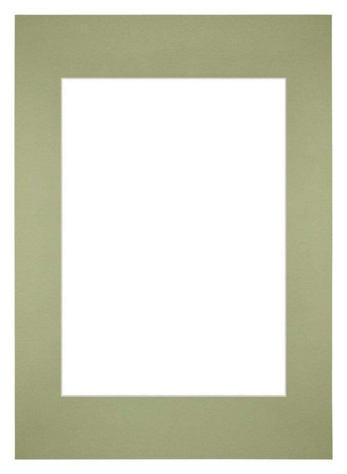 Passe Partout 59,4x84cm A1/A2 Karton Mintgroen Rand Recht Voorzijde | Yourdecoration.be