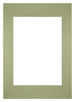 Passe Partout 59,4x84cm A1/A2 Karton Mintgroen Rand Recht Voorzijde | Yourdecoration.be