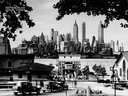 Liby New York Island Kunstdruk 80x60cm | Yourdecoration.be