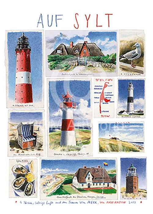 Andy Airfix Auf Sylt Kunstdruk 50x70cm | Yourdecoration.be