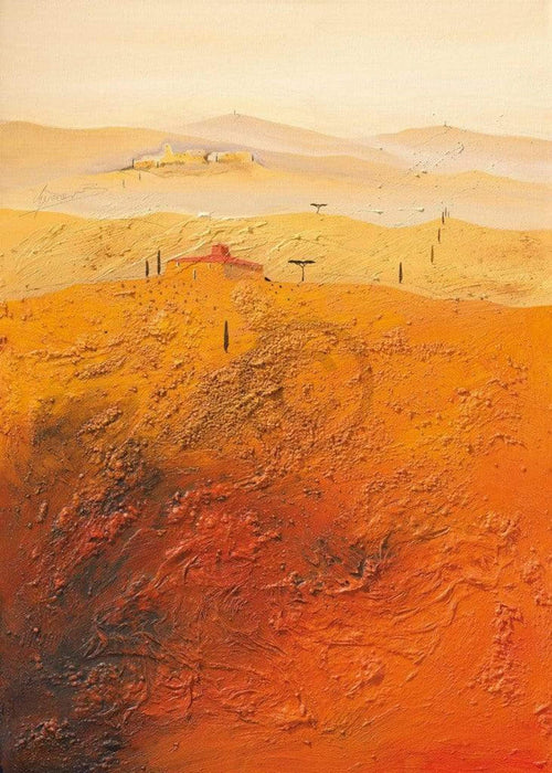 Bernhard Gerner Mediterrane Landschaft 1 Kunstdruk 50x70cm | Yourdecoration.be