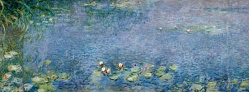 Claude Monet Seerosen I Kunstdruk 138x51cm | Yourdecoration.be
