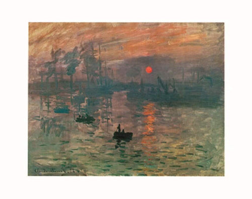 Claude Monet Impression, Sonnenaufgang Kunstdruk 71x56cm | Yourdecoration.be