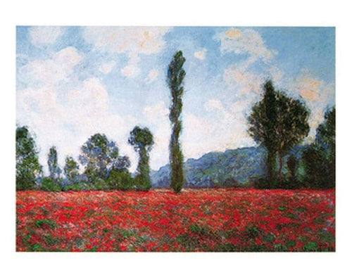 Claude Monet Campo di papaveri Kunstdruk 50x40cm | Yourdecoration.be
