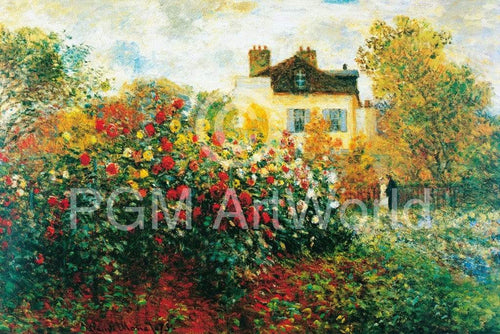 Claude Monet The Artist's Garden Kunstdruk 100x70cm | Yourdecoration.be