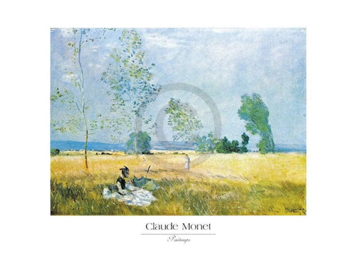 Claude Monet Printemps Kunstdruk 70x50cm | Yourdecoration.be