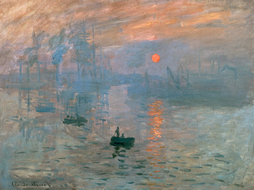 Claude Monet Impressionismo il levar Kunstdruk 80x60cm | Yourdecoration.be