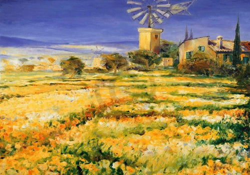 Christian Sommer Sommer auf Mallorca Kunstdruk 100x70cm | Yourdecoration.be