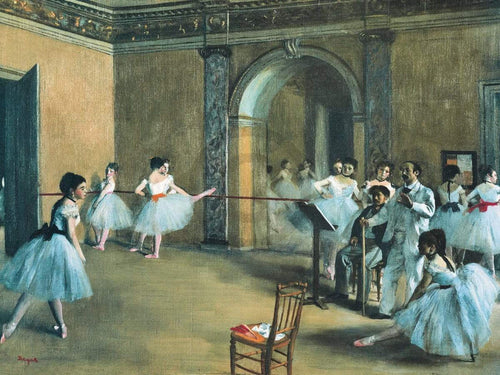Edgar Degas The Dance Foyer at the Opera Kunstdruk 80x60cm | Yourdecoration.be
