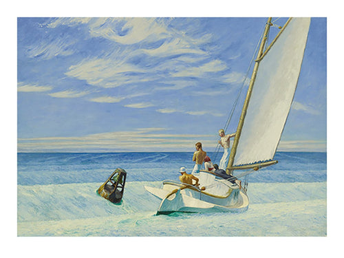PGM Edward Hopper Ground Swell Kunstdruk 40x30cm | Yourdecoration.be