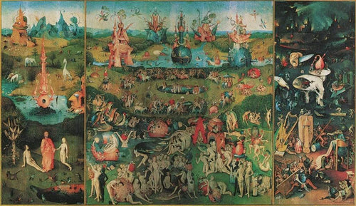 Hieronymus Bosch Garden of earthly Delight Kunstdruk 116x67cm | Yourdecoration.be