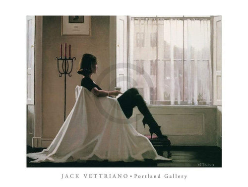Jack Vettriano In Thoughts of You Kunstdruk 80x60cm | Yourdecoration.be