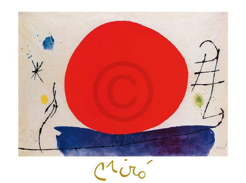 Joan Miro Senzo titolo, 1967 Kunstdruk 80x60cm | Yourdecoration.be