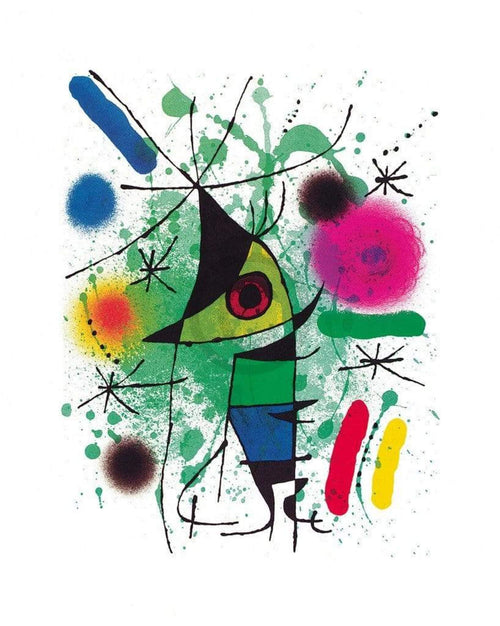 Joan Miro The singing Fish Kunstdruk 40x50cm | Yourdecoration.be