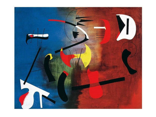 Joan Miro Peinture Kunstdruk 80x60cm | Yourdecoration.be