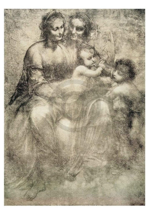 Leonardo Da Vinci La vergine Kunstdruk 35x50cm | Yourdecoration.be