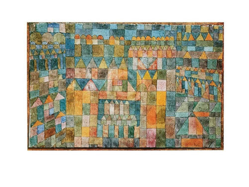 Paul Klee Quartiere Kunstdruk 80x60cm | Yourdecoration.be
