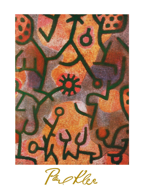 Paul Klee Flora di Roccia Kunstdruk 60x80cm | Yourdecoration.be