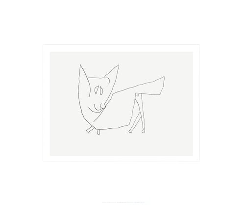 PGM Paul Klee Le Petit Chat Kunstdruk 60x50cm | Yourdecoration.be