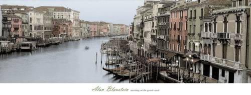Alan Blaustein Morning on the Grand Canal Kunstdruk 106x40cm | Yourdecoration.be