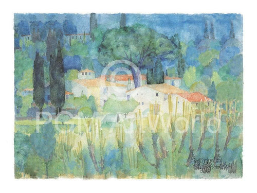 Ralf Westphal Mittagshitze in der Toscana Kunstdruk 80x60cm | Yourdecoration.be