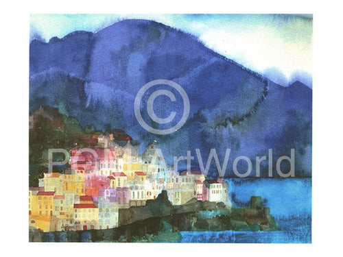Ralf Westphal Amalfi, Golf von Salerno Kunstdruk 40x30cm | Yourdecoration.be