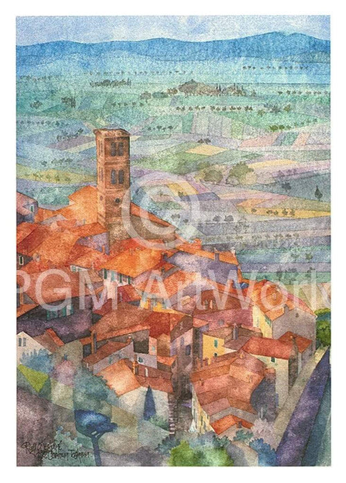 Ralf Westphal Cortona, Umbrien Kunstdruk 50x70cm | Yourdecoration.be