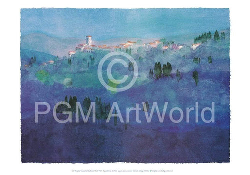 Ralf Westphal Landschaft bei Pistoia Kunstdruk 100x70cm | Yourdecoration.be