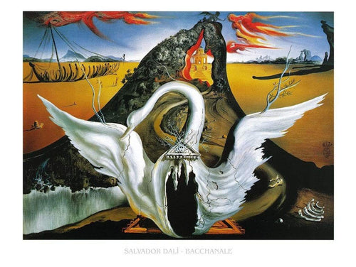 Salvador Dali Bacchanale Kunstdruk 80x60cm | Yourdecoration.be