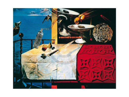 Salvador Dali Natura morte vivente Kunstdruk 80x60cm | Yourdecoration.be