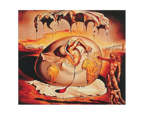 Salvador Dali Geopoliticus Kunstdruk 50x40cm | Yourdecoration.be