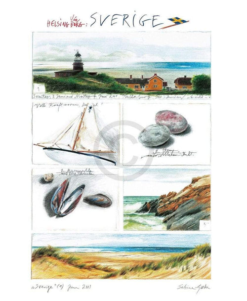 Sabine Gerke Via Helsingborg Kunstdruk 40x50cm | Yourdecoration.be