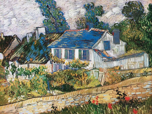 Vincent Van Gogh Case ad Auvers Kunstdruk 80x60cm | Yourdecoration.be