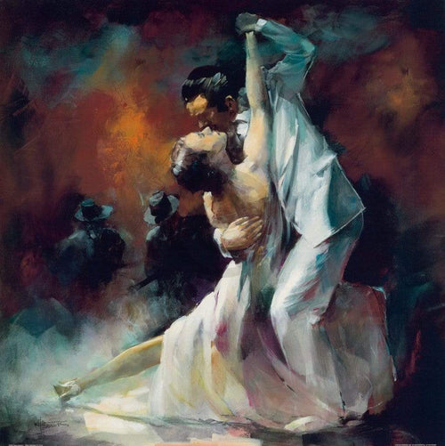 Willem Haenraets Tango Argentino I Kunstdruk 70x70cm | Yourdecoration.be