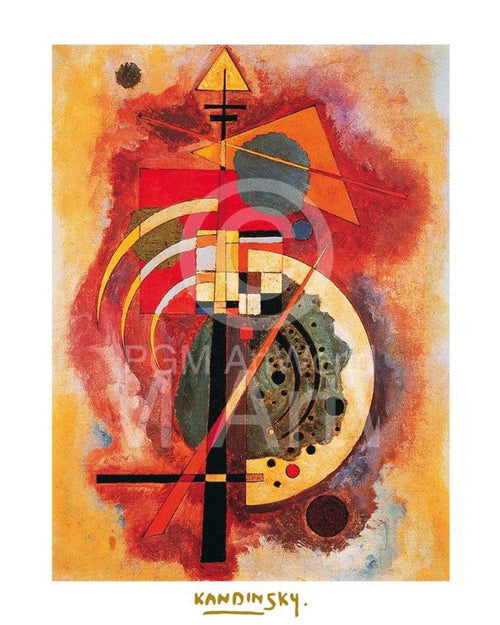 Wassily Kandinsky Hommage a Grohmann Kunstdruk 40x50cm | Yourdecoration.be