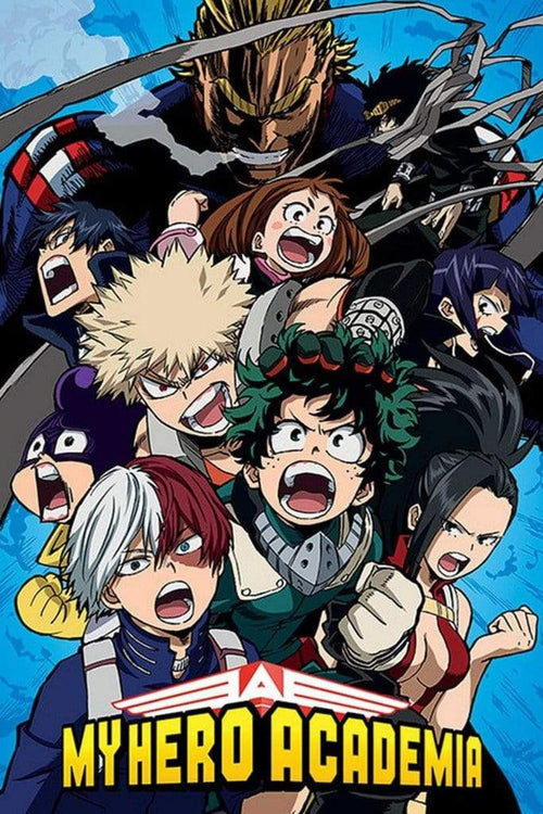 Pyramid My Hero Academia Cobalt Blast Group Poster 61x91,5cm | Yourdecoration.be