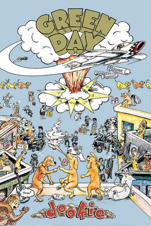 Pyramid Green Day Dookie Poster 61x91,5cm | Yourdecoration.be