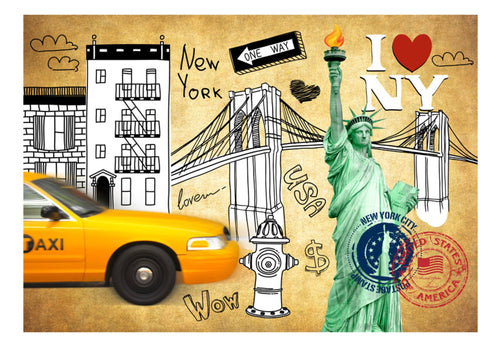 Fotobehang - One Way New York - Vliesbehang