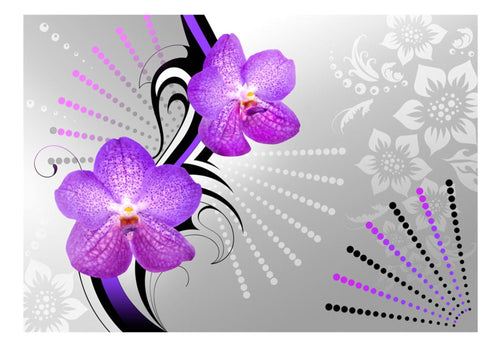 Fotobehang - Purple Vibrations - Vliesbehang