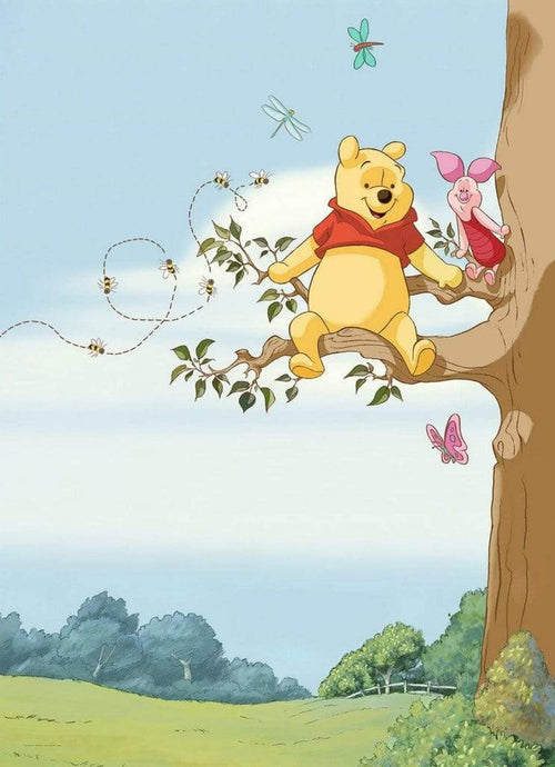 Komar Winnie Pooh Tree Fotobehang 184x254cm 4 delig | Yourdecoration.be