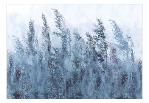 Fotobehang - Tall Grasses Grey - Vliesbehang
