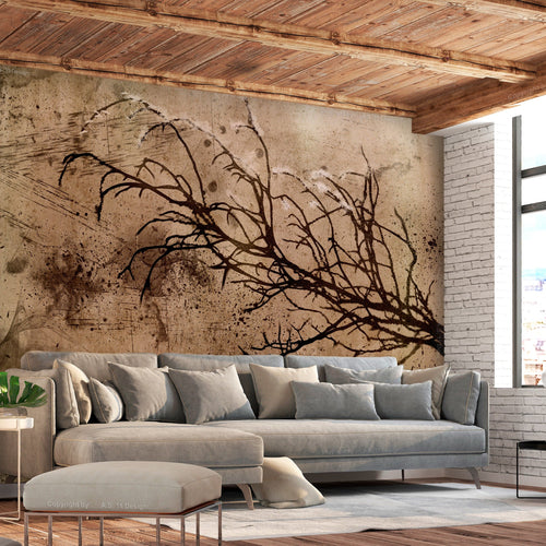 Fotobehang - Rickety Cherry Tree - Vliesbehang