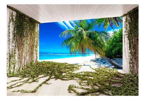 Fotobehang - Beach and Ivy - Vliesbehang