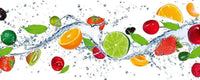 Dimex Fruits in Water Fotobehang 375x150cm 5 banen | Yourdecoration.be
