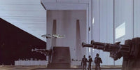 Komar Star Wars Classic RMQ Death Star Hangar Vlies Fotobehang 500x250cm 10 banen | Yourdecoration.be