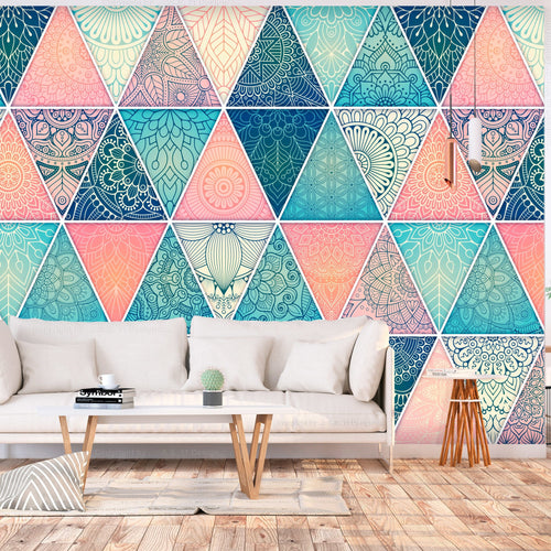 Fotobehang - Oriental Triangles - Vliesbehang